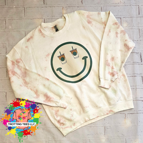 Coffee Smiles Tie Dye