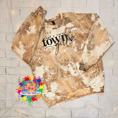 Small Town Girl Cowprint Sweatshirt