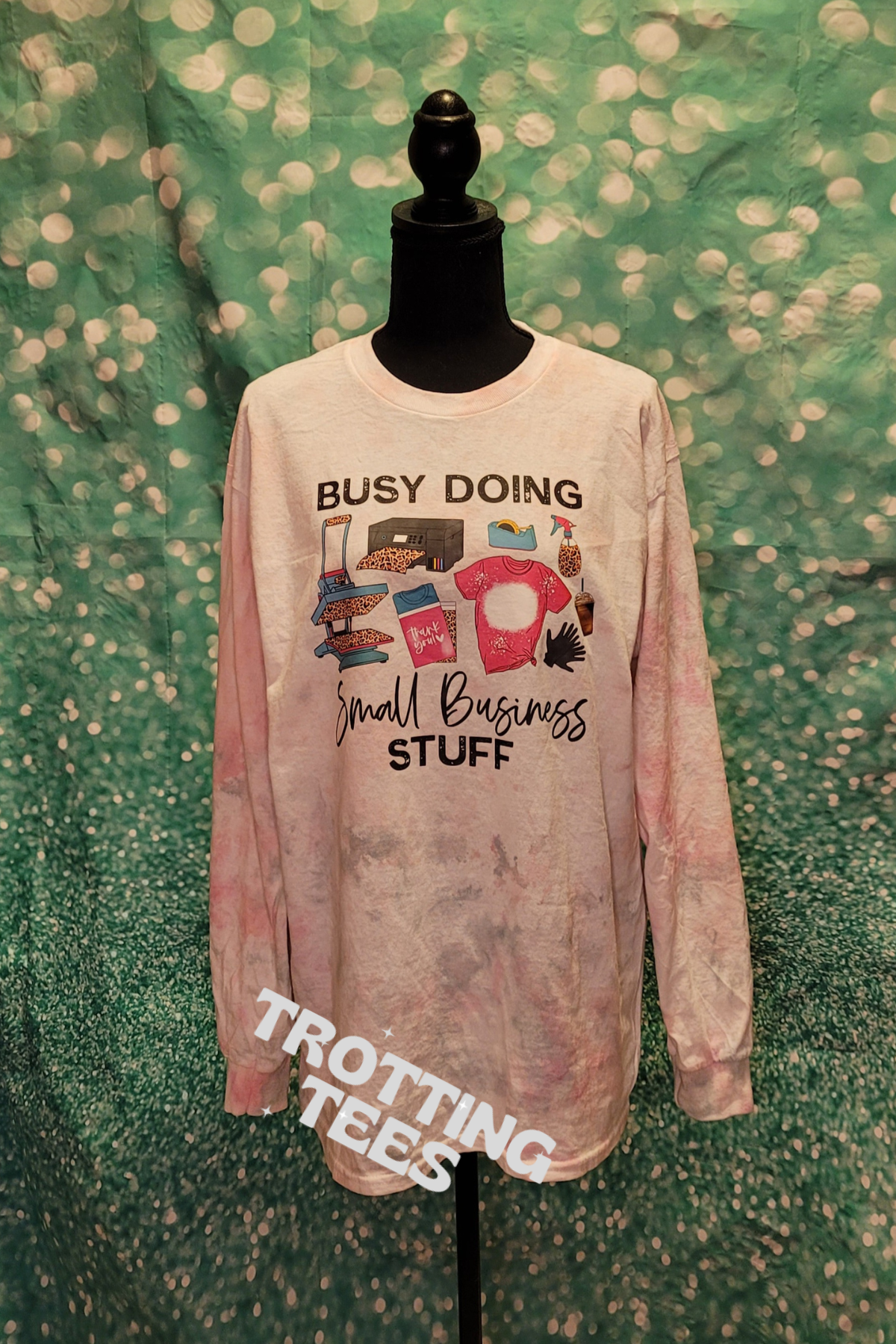 Small Business Tie Dyed Long Sleeve Shirt