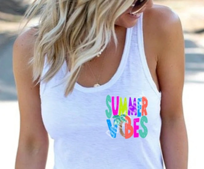 Summer Vibes Pocket Tank