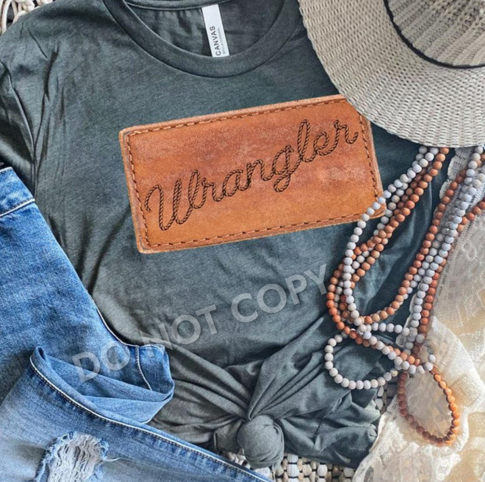 Wrangler Transfer Add on to T-shirt